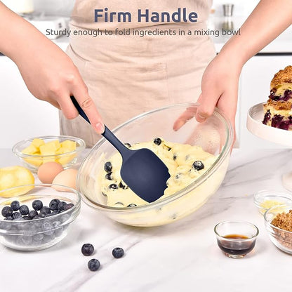 Heat Resistant Silicone Spoon Spatula: U-Taste 600ºF High Heat Flexible 11.38in - Image 5