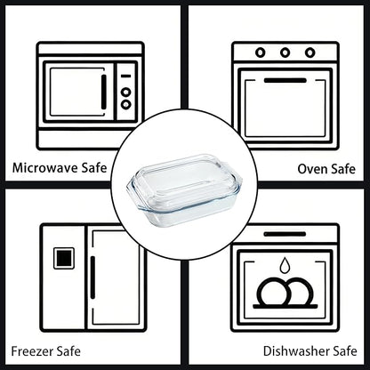 2QT Glass Casserole Dish with Lid, Tempered Glass Baking Dish - Image 9
