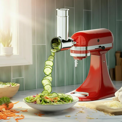 Stainless Steel Slicer Shredder Attachment - Image 2
