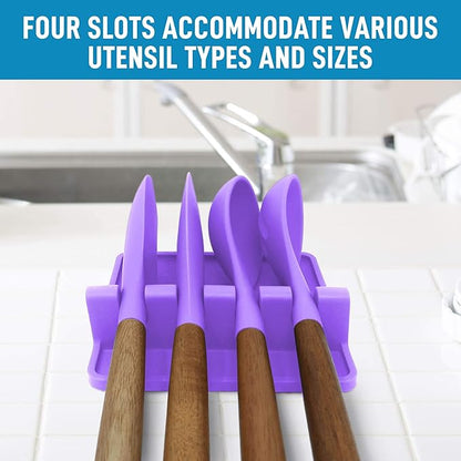 Zulay Kitchen Silicone Utensil Rest - Image 2
