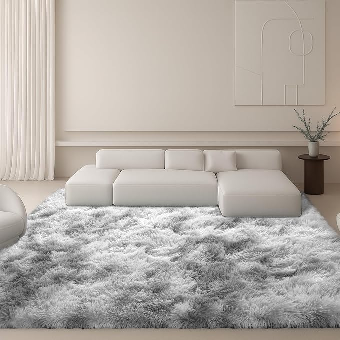 8x10 Area Rugs Living Room, Large Plush Fluffy Bedroom Carpet, Non-Slip - Image 4