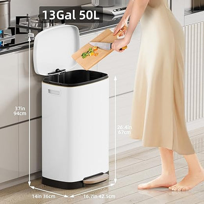 KUK 13 Gallon Kitchen Trash Can - Image 2