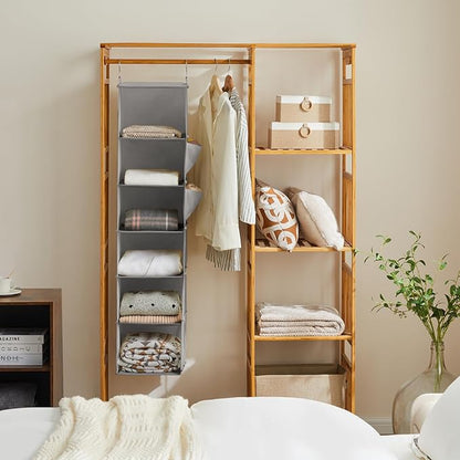 YOUDENOVA Hanging Closet Organizer and Storage, 6-Shelf Closet Hanging Storage - Image 2