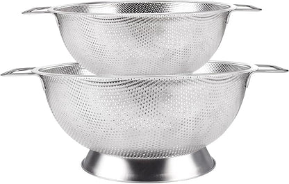 Gulex Stainless Steel Colander and Strainer Set， Strainer by Gulex