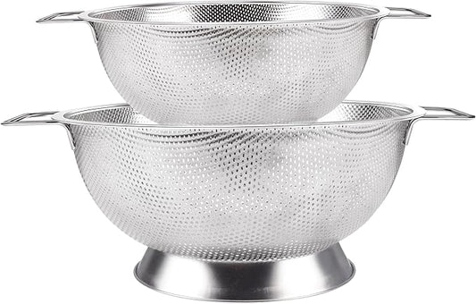 Gulex Stainless Steel Colander and Strainer Set， Strainer by Gulex