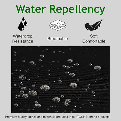 TOSHE Kitchen Apron Waterdrop Resistant Cotton Apron - Image 4