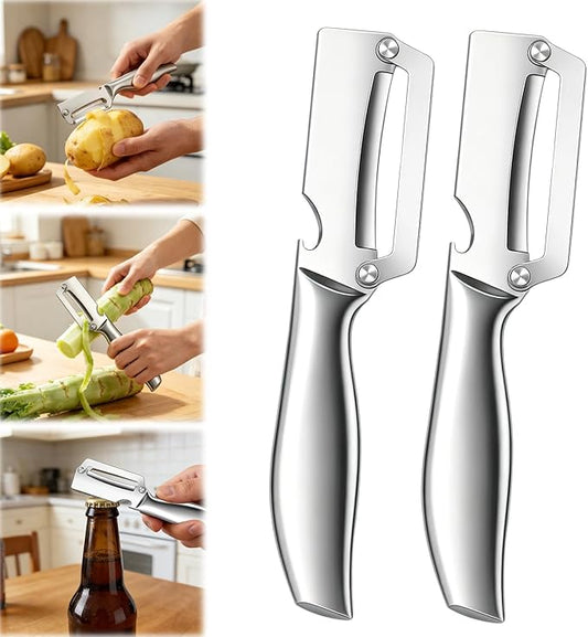 2Pc Multi-Functional Vegetable Peeler by Unknown