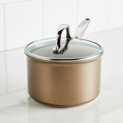 Anolon Ascend Hard Anodized Nonstick Sauce Pan/Saucepan and Lid - Image 9