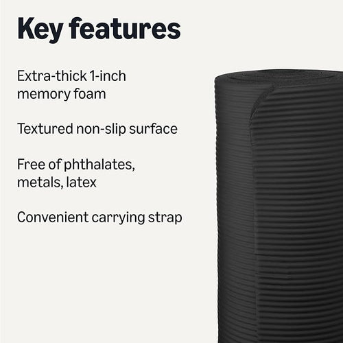 Amazon Basics Extra Thick Exercise Yoga Mat - Image 2