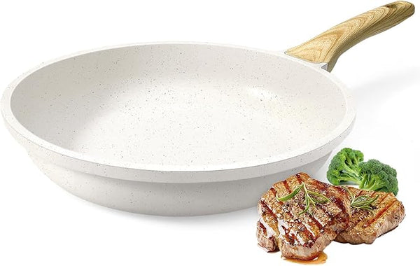 GiPP Granite Nonstick Frying Pan 9.5" – White