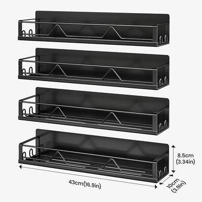 Mystozer 16.9 Inch Wide Large Capacity Magnetic Spice Rack - Image 7