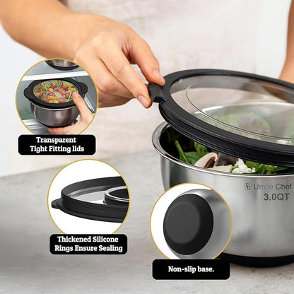 Mixing Bowls with Lids Set - Image 3