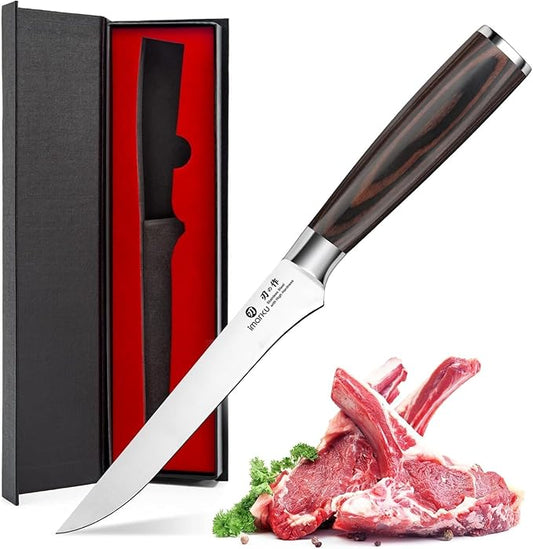 imarku Fillet Knife, German High Carbon Boning Knife, 6-Inch Stainless Steel by imarku