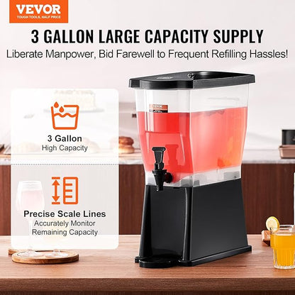 VEVOR Beverage Dispenser, 3 Gallon Drink Dispenser - Image 2