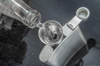 SE Stainless Steel Funnel for Flasks Bottles and Mini Bottles, Small Steel - Image 2