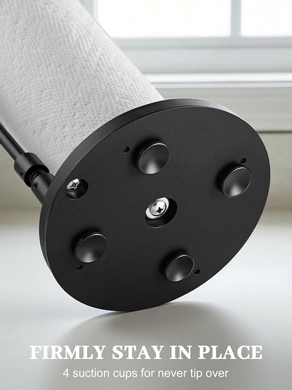 SMARTAKE Paper Towel Holder, Paper Towel Dispenser Standing Weighted Base Non - Image 6