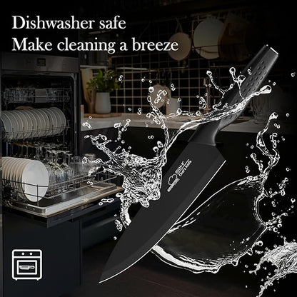 Knife Set, 15 Pieces Kitchen Knife Set - Image 7
