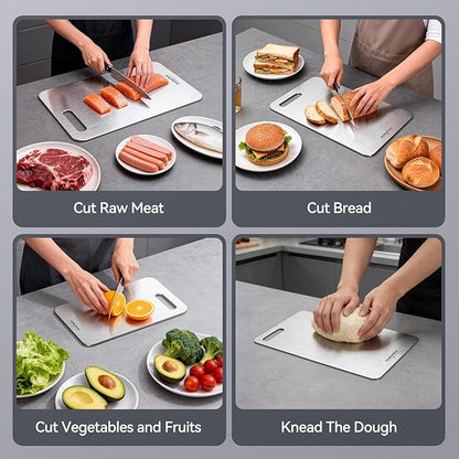 Titanium Cutting Boards Set of 3, 100% Pure Titanium Kitchen Cutting Board - Image 6