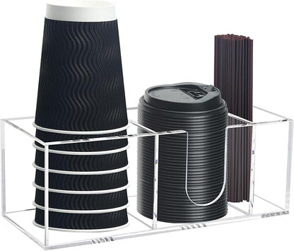 Coffee Bar Accessories and Organizer, Disposable Cup Holder by Unknown