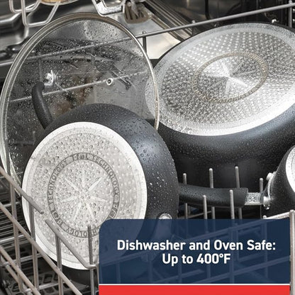 T-fal Experience Nonstick Cookware Set 12 Piece, Oven Broiler Safe 350F - Image 7