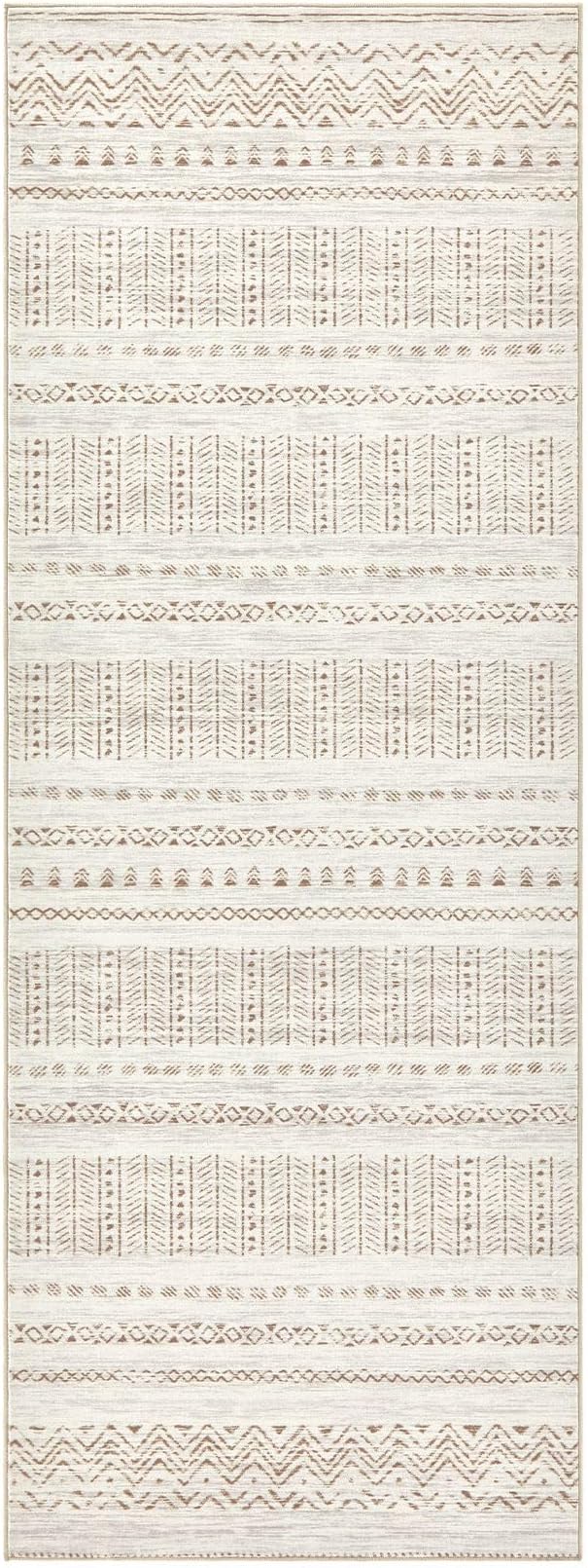 cotiled Hallway 3x10 Runner Rugs: Washable Boho Rugs - Image 9