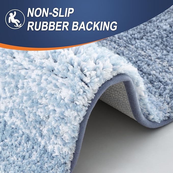 OLANLY Large Bathroom Rugs Mat 44x32, Extra Soft Absorbent Microfiber Bath Rugs - Image 4