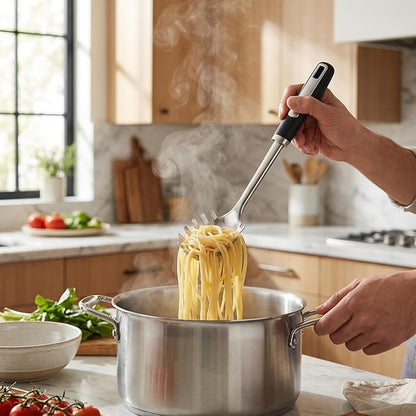 Stainless Steel Ladle and Pasta Server Set, Food-Grade Thickened Metal Soup - Image 4