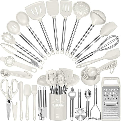Kitchen Utensils Set-Umite Chef 34 Pcs Silicone Cooking Utensils Set by UmiteChef