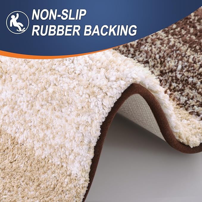 OLANLY Bathroom Runner Rugs Mat 40x20, Extra Soft Absorbent Microfiber Bath Rugs - Image 5