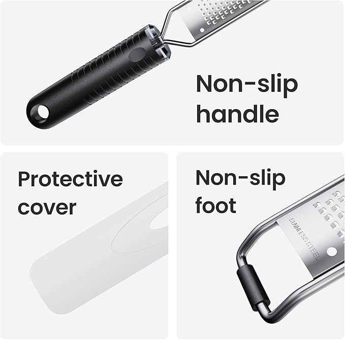Lemon Zester Grater with Handle, L15" Cheese Grater - Image 4
