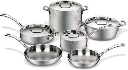 Cuisinart French Classic Tri-Ply Stainless 10-Piece Cookware Set by Cuisinart