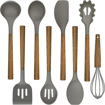Umite Chef Silicone Cooking Utensil Set, 8-Piece Kitchen Utensils Set by UmiteChef