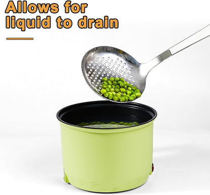 FJNATINH Stainless Steel Wok Spatula, Slotted Spatulas, Skimmer Ladle Tool Set - Image 8