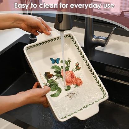 ACMLIFE Ceramic Casserole Dish Set, Ceramic Baking Dish - Image 7