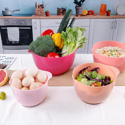 BoxedHome Classic Mixing Bowl Set, BPA Free Plastic, Microwave and Dishwasher - Image 4