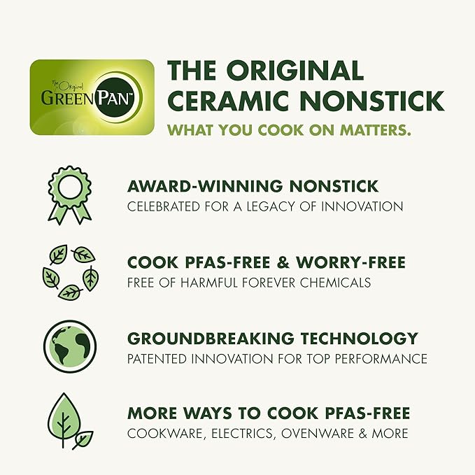 GreenPan Hybrid 12” Nonstick Stainless Steel Frying Pan - Image 9
