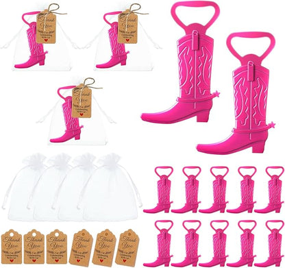 Meanplan 99 Pcs Cowboy Boot Bottle Opener Set Cowgirl Western Derby Wedding by Meanplan