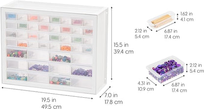 IRIS USA Small Parts Storage Cabinet, Made in USA, 44-Drawer Organizer - Image 3
