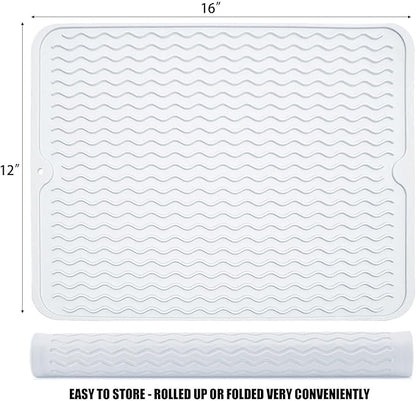 Silicone Dish Drying Mat for Multiple Usage, Easy clean, Eco-friendly, - Image 4