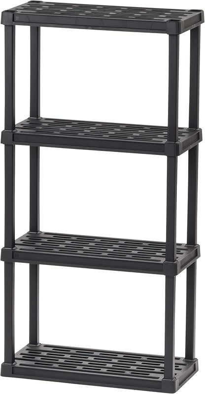 IRIS USA 4-Shelf Light Duty Plastic Storage Shelves, 200lb Capacity, Medium - Image 8