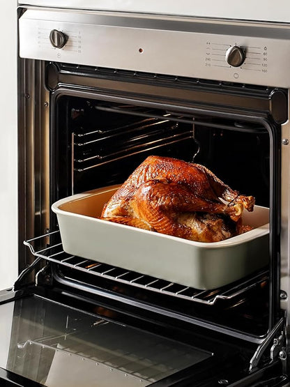 LE TAUCI Deep Casserole Dishes for Oven, 13.7”x9.6” Ceramic Baking Dish Set - Image 7