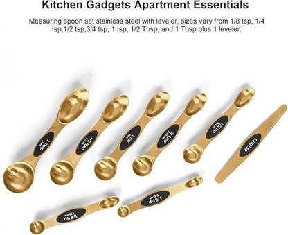 Magnetic Measuring Spoons Set Stainless Steel - Image 7
