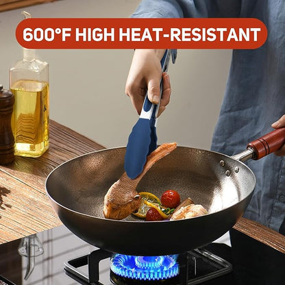 Tongs for Cooking, 600ºF High Heat-Resistant Stainless Steel Kitchen Tongs - Image 8