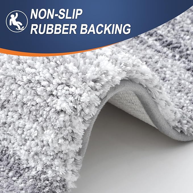 OLANLY Large Bathroom Rugs Mat 44x32, Extra Soft Absorbent Microfiber Bath Rugs - Image 5