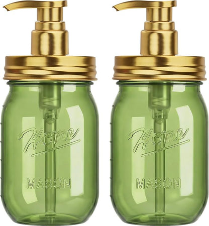 Amolliar Plastic Mason Jar Soap Dispenser by Amolliar