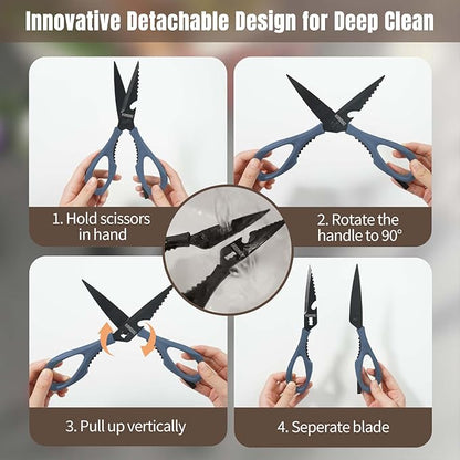 3-pack Kitchen Scissors All Purpose, Heavy Duty Kitchen Shears - Image 9