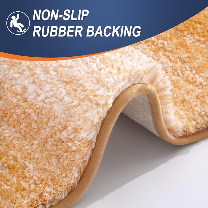 OLANLY Bathroom Runner Rugs Mat 44x24, Extra Soft Absorbent Microfiber Bath Rugs - Image 5