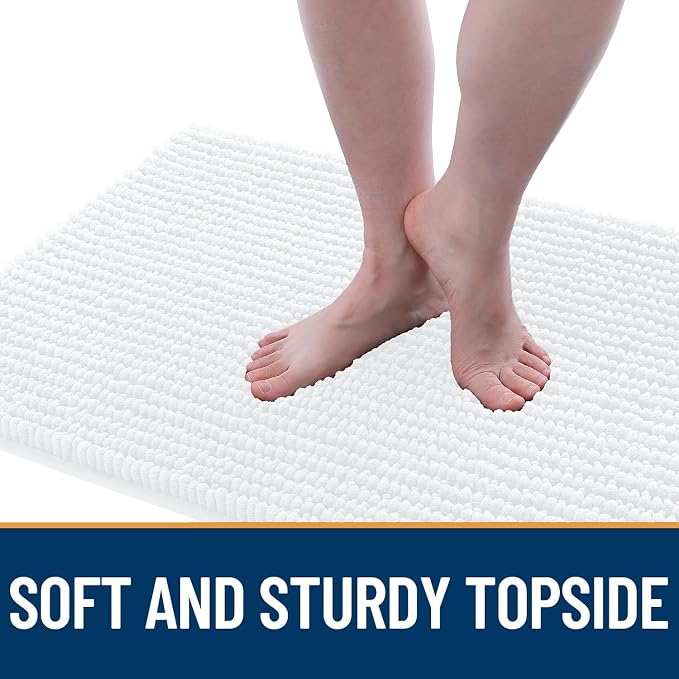 OLANLY Dog Door Mat for Muddy Paws 40x32, Ultra Absorbent Chenille Mud Doormat - Image 3
