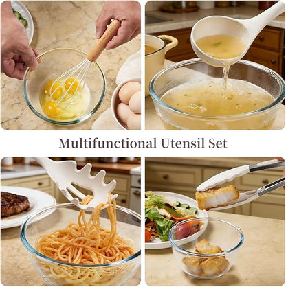 Silicone 10 Pcs Kitchen Cooking Utensils Set, Recycled Materials Certification - Image 4