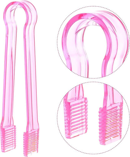 10 Pcs Plastic Buffet Serving Tongs, 6.3 Inches - Image 3